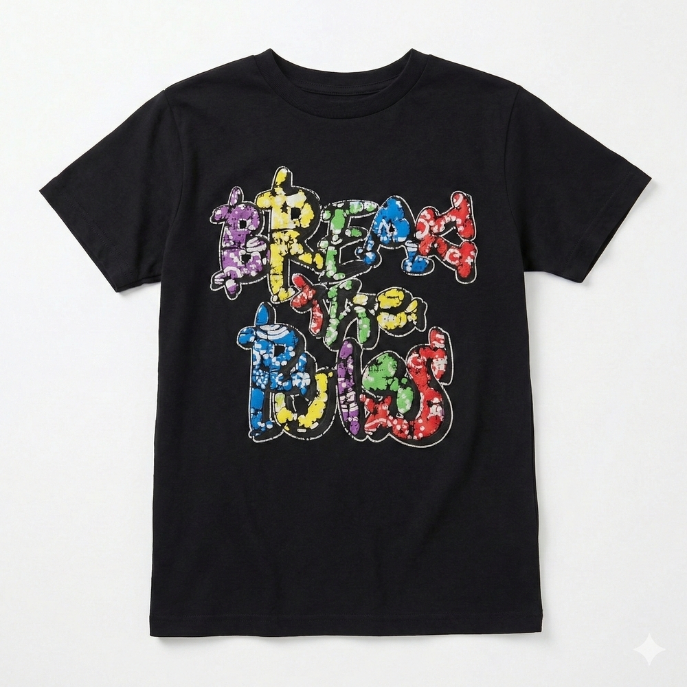 FWRD - Kids - Black Short Sleeve Tee - "Break The Rules"